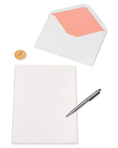Papyrus Blank Mother's Day, Thinking of You Card (Cherry Blossoms) 13cm x 18cm | Floral Embellished Card thumbnail 3