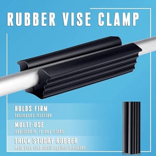 CHAMPKEY Deluxe Golf Club Grip Repair Kit | 15 Tapes, 5 oz Solvent, Hook Knife, Vise Clamp thumbnail 5