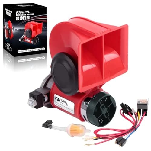 FARBIN 24V Train Horn with Compressor and Wiring Harness | 150dB Loud Air Horn for Trucks and Trains thumbnail 1