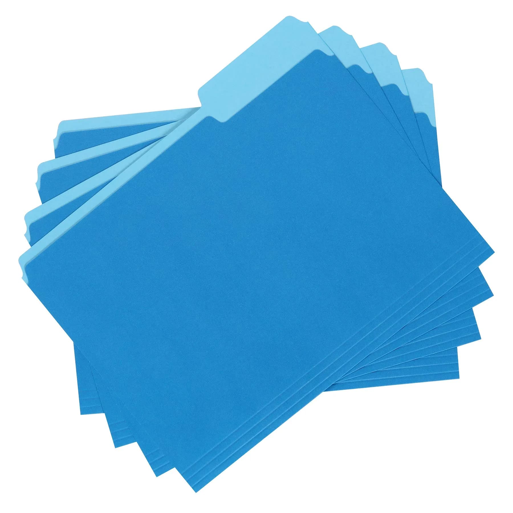 Amazon Basics Blue File Folders 36-Pack | Letter Size, 1/3 Cut Tabs for Organization - view 4