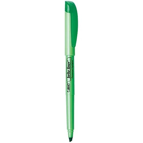 BIC Brite Liner Highlighters, Chisel Tip, 24-Count | Fluorescent Colors for Bright Highlighting thumbnail 4