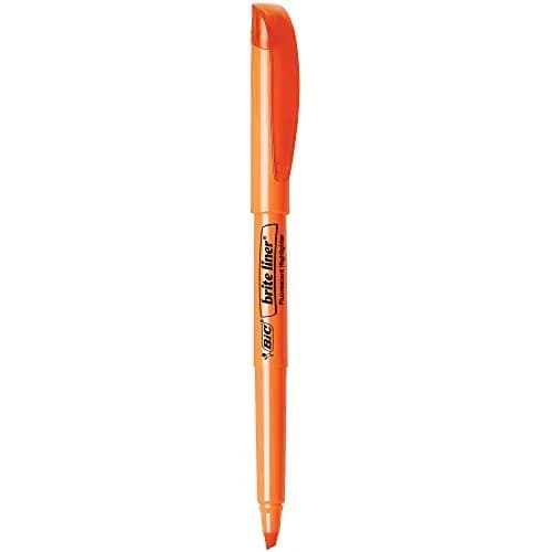 BIC Brite Liner Highlighters, Chisel Tip, 24-Count | Fluorescent Colors for Bright Highlighting thumbnail 5