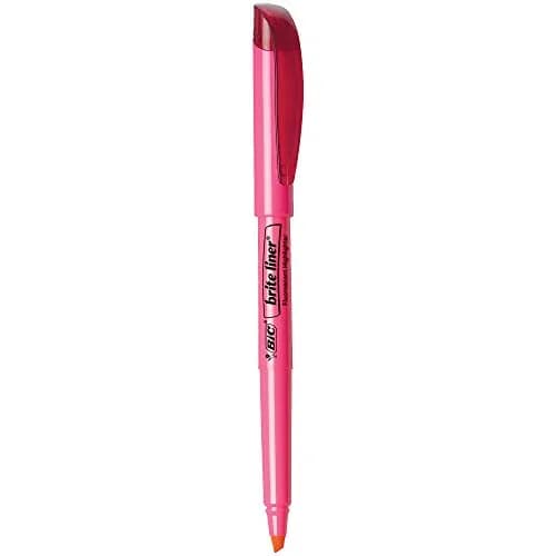 BIC Brite Liner Highlighters, Chisel Tip, 24-Count | Fluorescent Colors for Bright Highlighting thumbnail 6