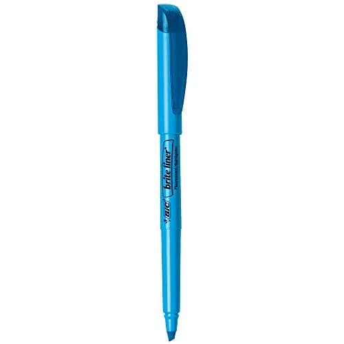 BIC Brite Liner Highlighters, Chisel Tip, 24-Count | Fluorescent Colors for Bright Highlighting thumbnail 3