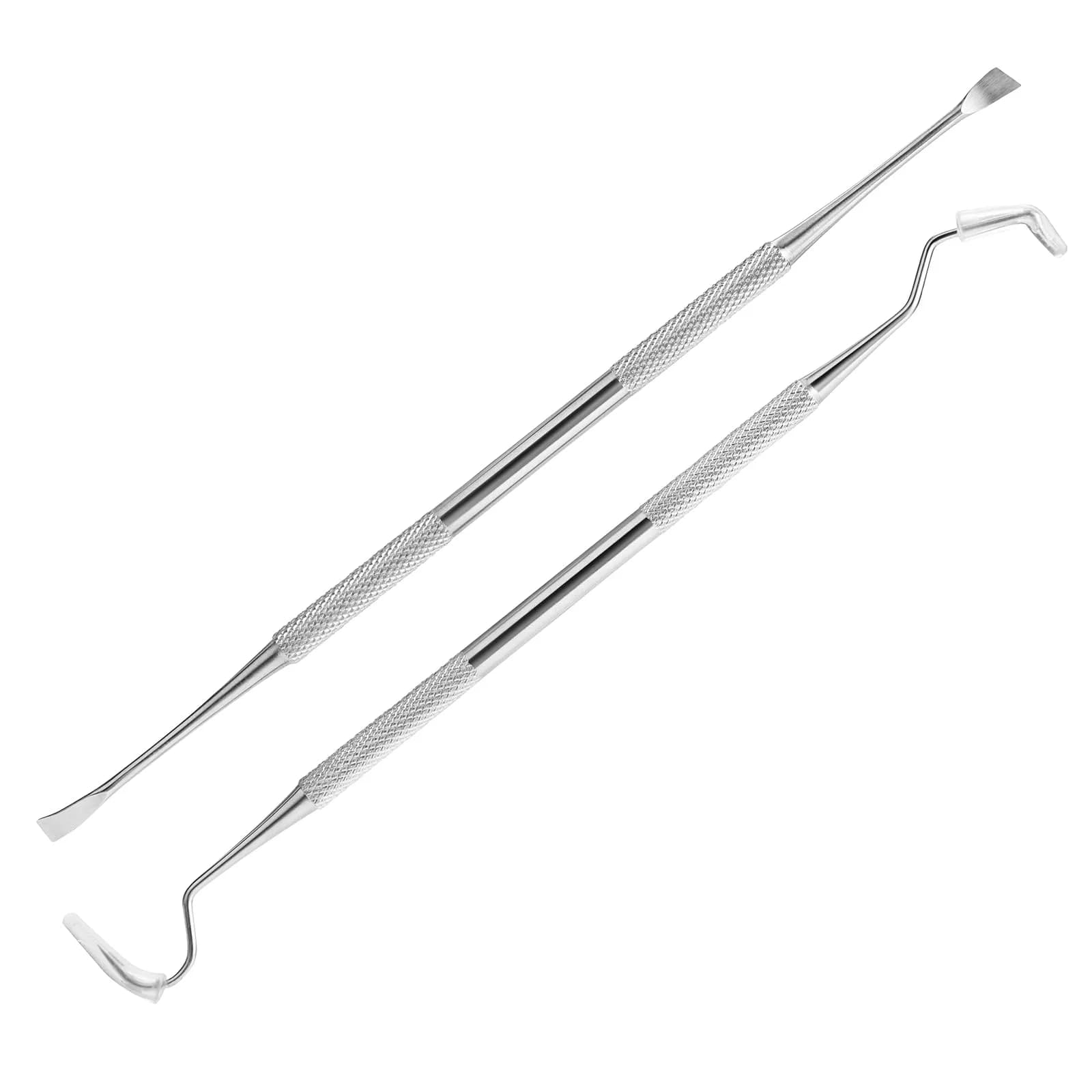 wzhe Dog Teeth Cleaning Tools Tarter Remover Canine Dental Scraper Scaler Set | 2-Piece Stainless Steel