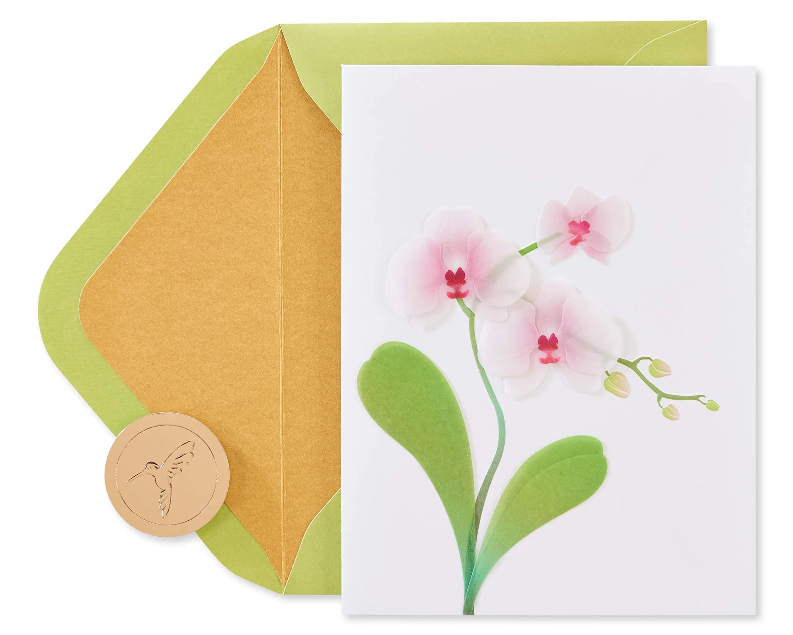 Papyrus You Make Life Better Valentine's Day Card for Friend 15.88 cm (6.25 in.) | Letterpress Design with Gold Seal — Orchid