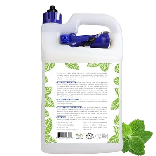 Mighty Mint Peppermint Oil Insect Repellent Spray 3.78 L (128 Fl Oz) | Natural Indoor & Outdoor Bug Control thumbnail 7