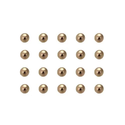 uxcell 2.8mm Brass Bearing Balls 100pcs | Corrosion-Resistant Precision Balls for Small-Size Applications thumbnail 1