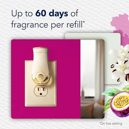 Glade Vanilla Passion Fruit PlugIns Air Freshener Refills 5 Count (156 ml Total) | Fragrance Infused with Essential Oils thumbnail 2