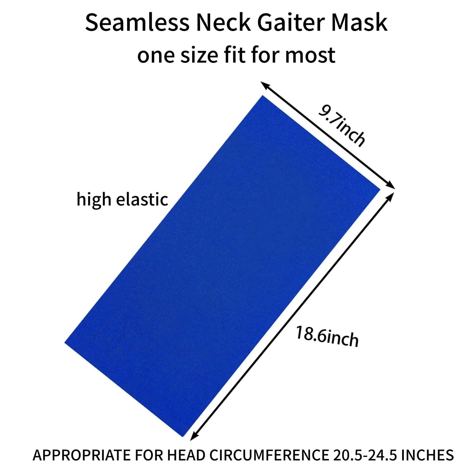 Cutewing 12PCS Blue Paisley Neck Gaiter Mask Tube Scarf | Seamless Microfiber Face Cover for Sports & Outdoors - view 3