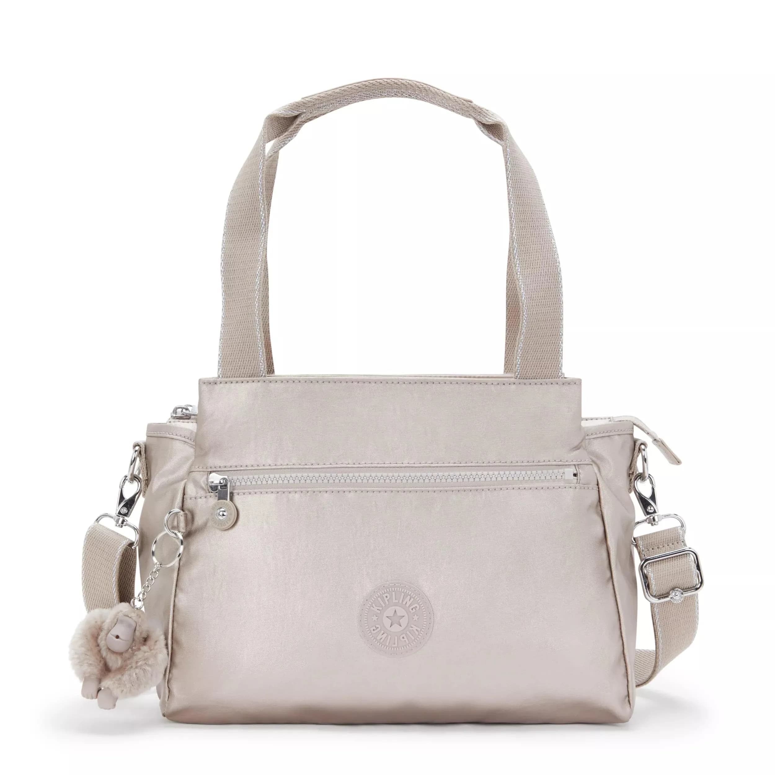 Kipling Elysia Crossbody Bag Lightweight Multi-Compartment Shoulder Bag | Water-Resistant Nylon, 11.5"L x 9"H x 5"D