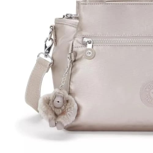 Kipling Elysia Crossbody Bag Lightweight Multi-Compartment Shoulder Bag | Water-Resistant Nylon, 11.5"L x 9"H x 5"D thumbnail 8