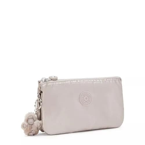Kipling Women's Creativity Large Pouch Metallic Glow | 19cm (7.25in) x 11cm (4.25in) x 1.25cm (0.5in) thumbnail 5