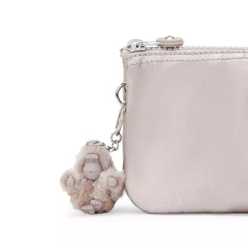 Kipling Women's Creativity Large Pouch Metallic Glow | 19cm (7.25in) x 11cm (4.25in) x 1.25cm (0.5in) thumbnail 6