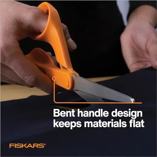 Fiskars Petite Original Orange-Handled Fabric Scissors 7 Inch (17.78 cm) | Precision Cutting for Sewing & Crafts thumbnail 5