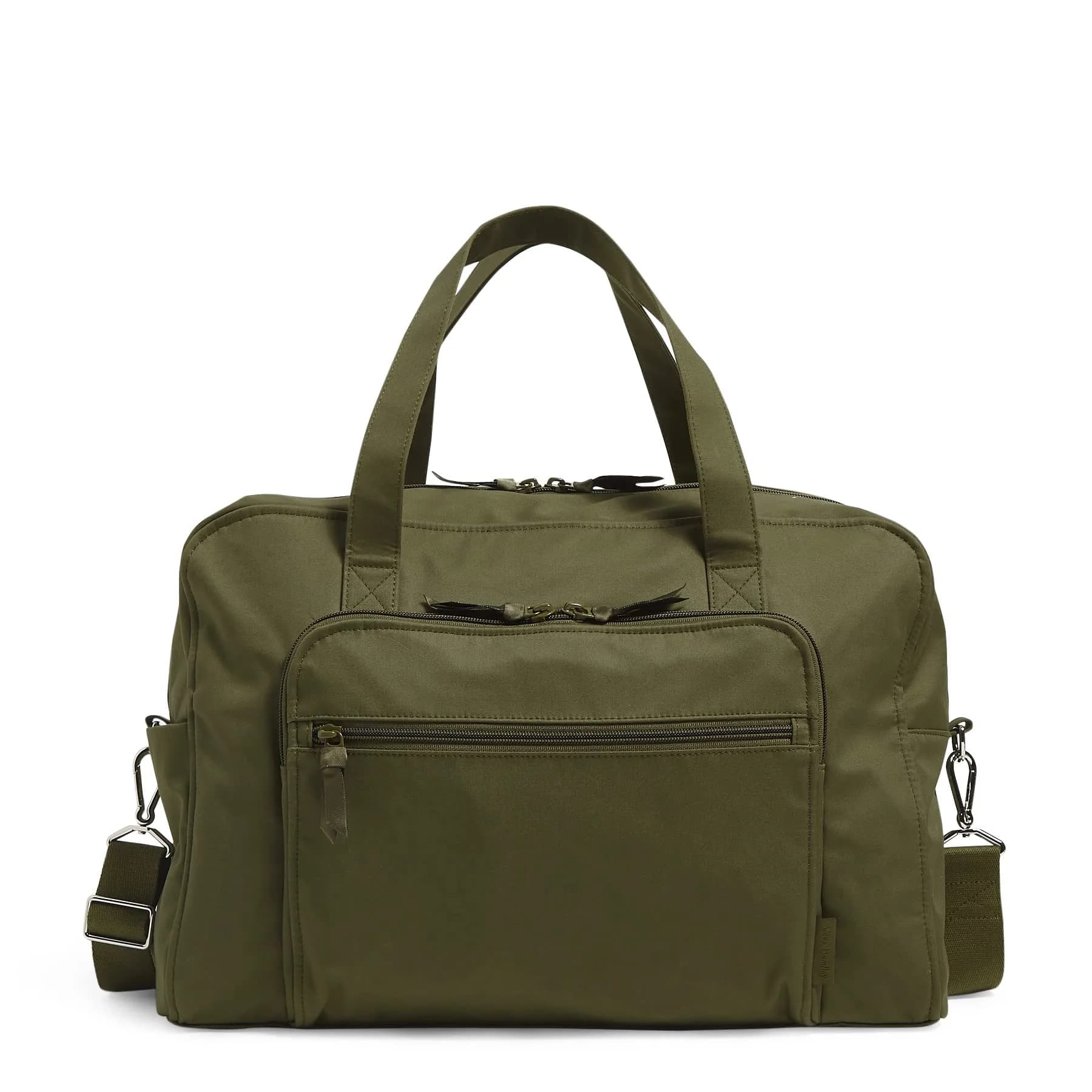 Vera Bradley Cotton Weekender Travel Bag | Sustainable Recycled Cotton, 30L Capacity, Water-Resistant, Adjustable Strap