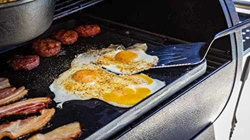 Pit Boss 10"x20" Cast Iron Griddle | Reversible, Re-seasoned, Durable thumbnail 4
