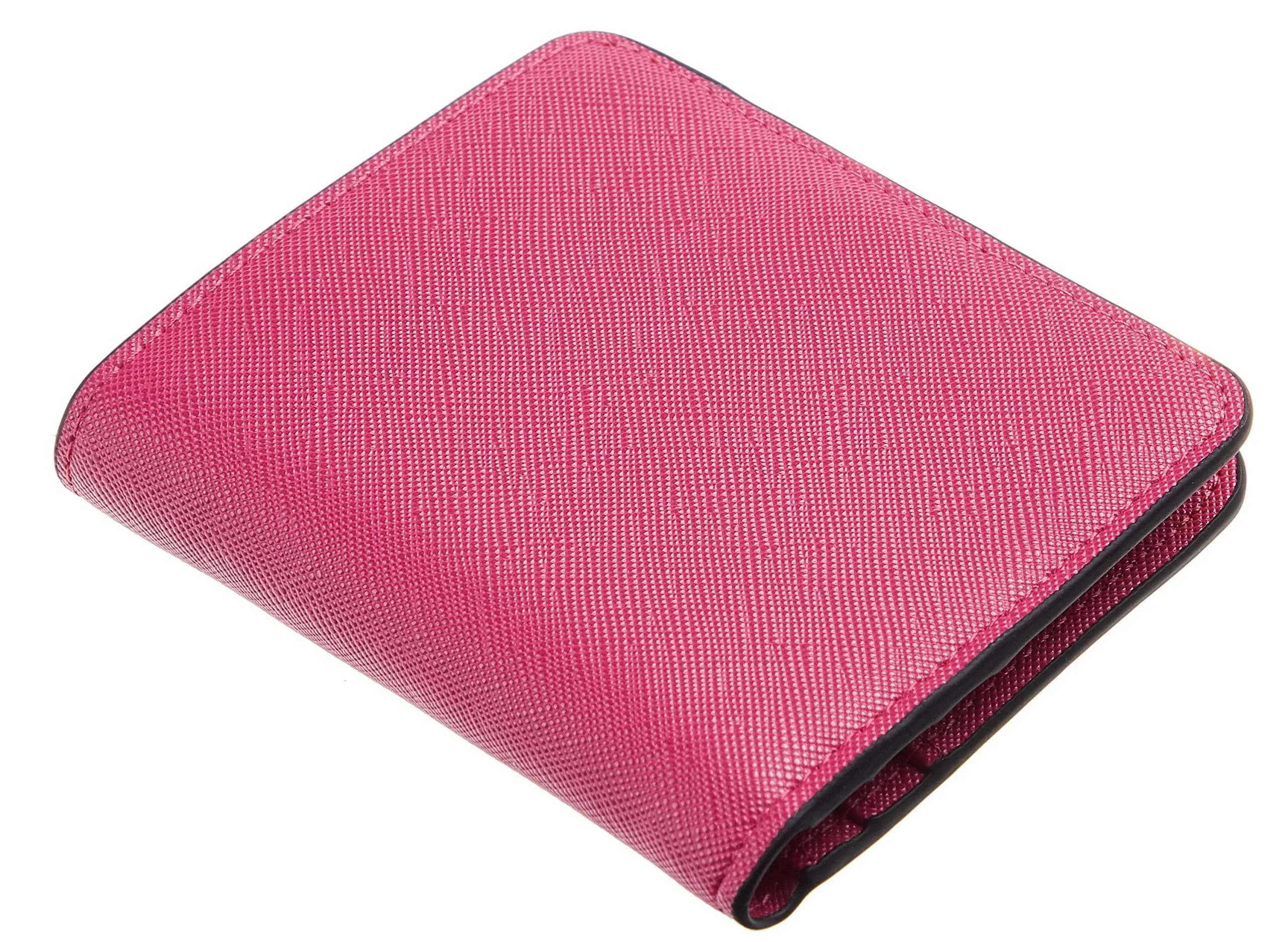 Toughergun CH Rose Red Slim Leather Wallet for Women - Compact RFID Blocking Bifold Mini Purse - view 3
