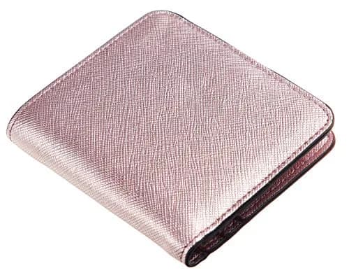 Toughergun Women's Slim Leather Wallet - SL Rose Gold, RFID Blocking, Compact Bifold Mini Purse thumbnail 3