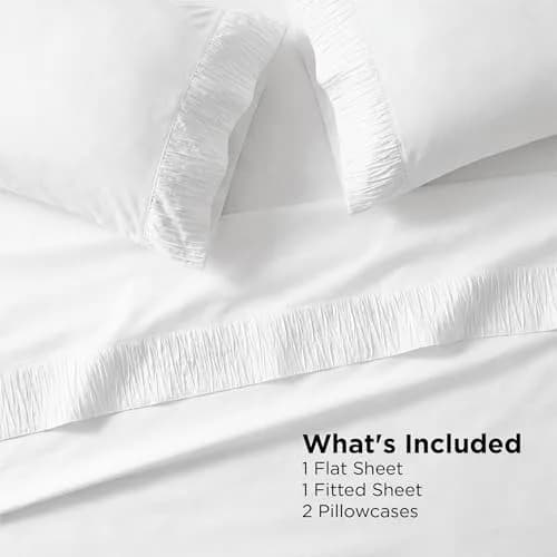 Bedsure King Size Sheets Set - 4 Pieces Soft, Breathable, Cooling Bed Sheet thumbnail 8