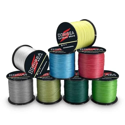 Dorisea Extreme Braid 40lb/0.32mm Black Braided Fishing Line 100m (109 Yards) | Zero Stretch Superline thumbnail 9