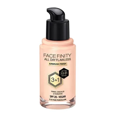 Max Factor Facefinity 3-in-1 SPF 20 Foundation 30 ml | Flawless Matte Finish with SPF Protection thumbnail 1