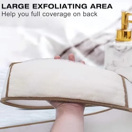 METLUCK 50 Inch Extra Long Natural Exfoliating Loofah Back Scrubber for Shower | Deep Clean & Invigorate Your Skin thumbnail 4