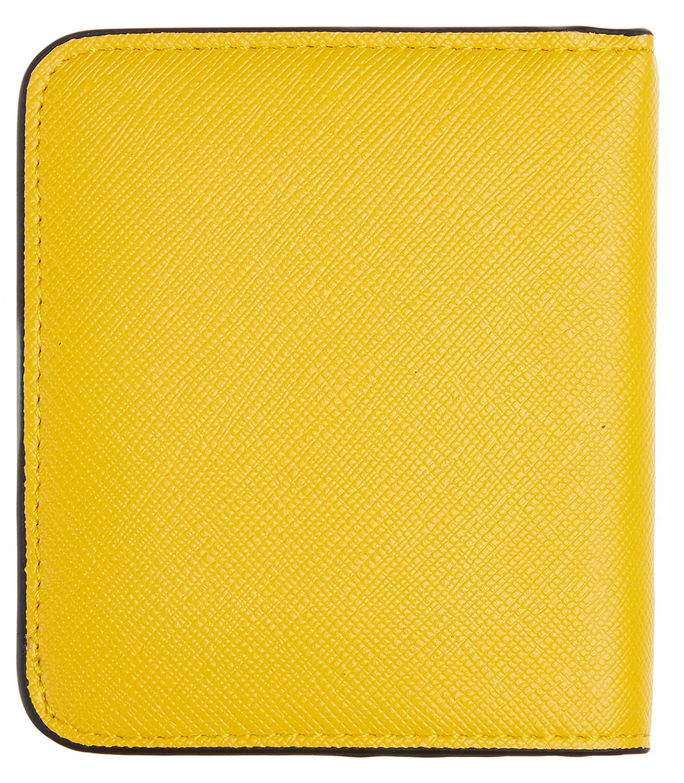 Toughergun Women's SL Yellow Slim Leather Wallet with RFID Protection, Compact Bifold Mini Purse - view 4