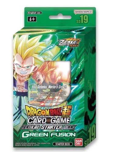 Bandai Dragon Ball Super CG: Zenkai Series Starter Deck (SD19) – Green Fusion | Card Game | Ages 6+ | 21 inches thumbnail 1