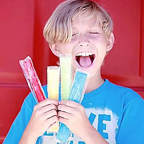 FEBSNOW 200Pcs Ice Pop Mold Bags with Funnel, 27.94cm (11") x 5.08cm (2") | BPA Free Reusable Zip Seals thumbnail 6