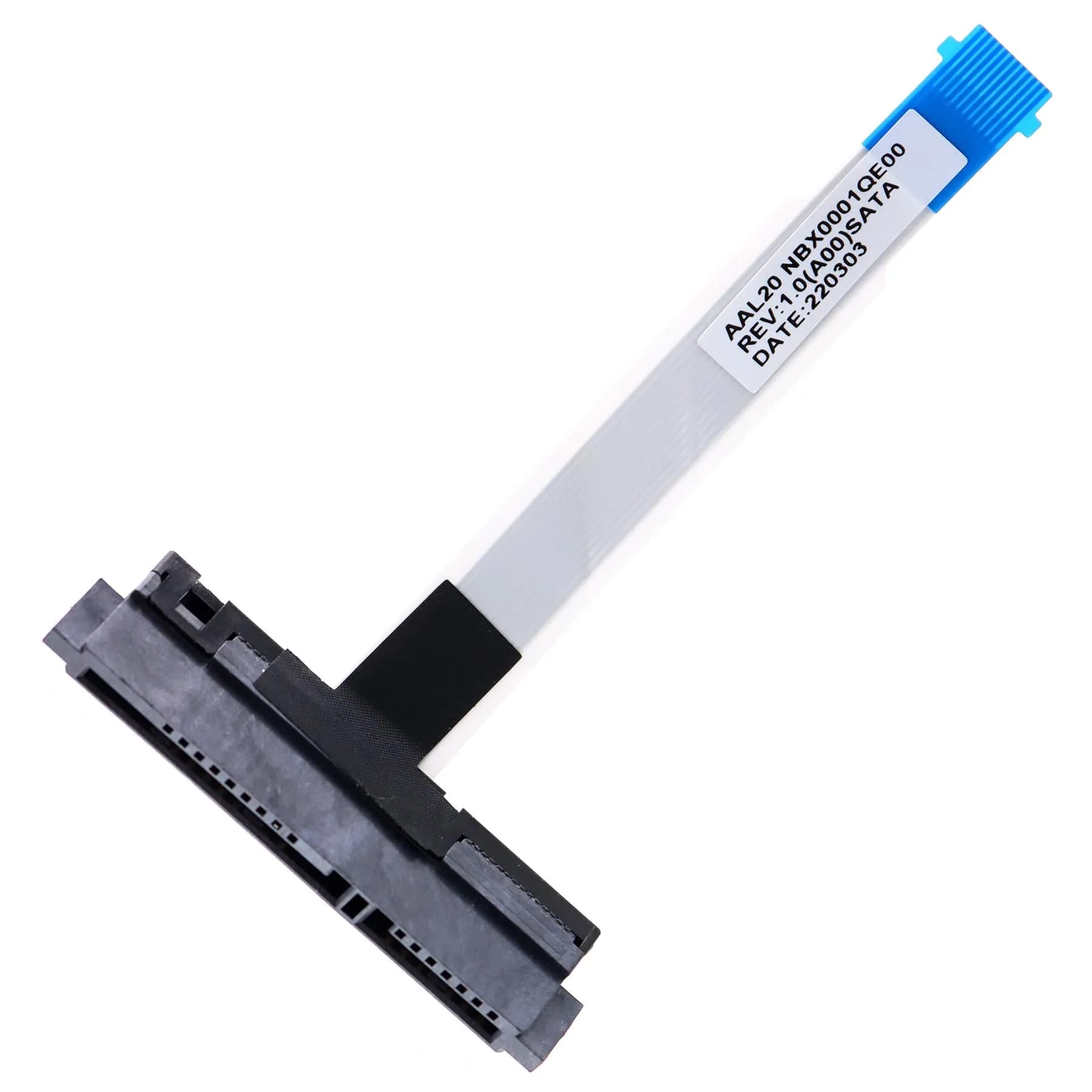 Deal4GO SATA Hard Drive Cable NBX0001QE00 12-pin 5.8cm (2.3 inches) | For Dell Inspiron & Vostro Laptops — Black