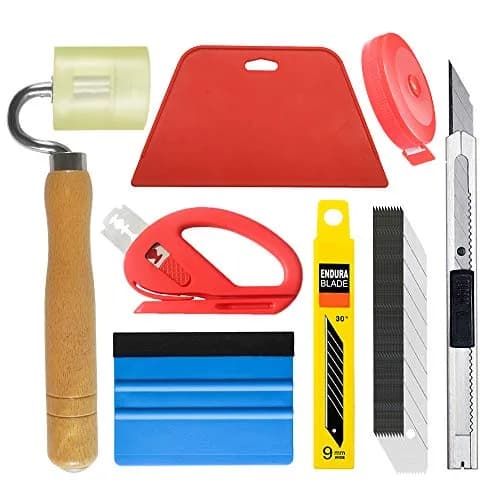 tiptopcarbon Wallpaper Tool Kit with Felt Squeegee & Seam Roller | 7-Piece Set thumbnail 1
