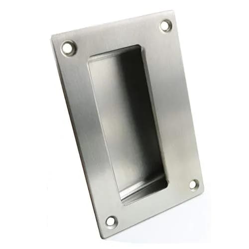 heyous Hidden Recessed Pull Handle 5x3.2 inch | Stainless Steel Square Flush Concealed Furniture Handle thumbnail 2