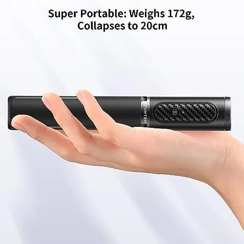 ATUMTEK Selfie Stick Tripod 80cm (31.3") with Bluetooth Remote | Integrated Aluminum Design for iPhone & Samsung thumbnail 5