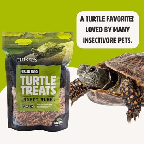 Fluker's Grub Bag Turtle Treats Insect Blend Freeze Dried River Shrimp Crickets Mealworms 340g (12 oz) | High Protein Reptile Food thumbnail 5