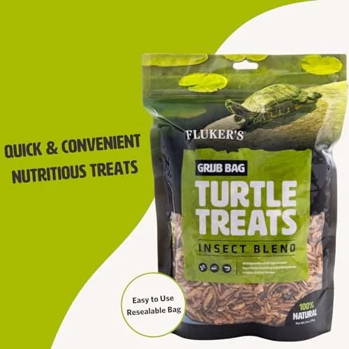 Fluker's Grub Bag Turtle Treats Insect Blend Freeze Dried River Shrimp Crickets Mealworms 340g (12 oz) | High Protein Reptile Food thumbnail 6