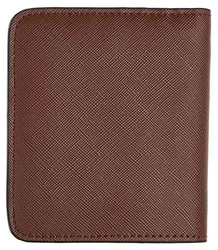 Toughergun Women's Slim Leather Wallet in CH Deep Brown - RFID Protected Compact Bifold Mini Purse thumbnail 4