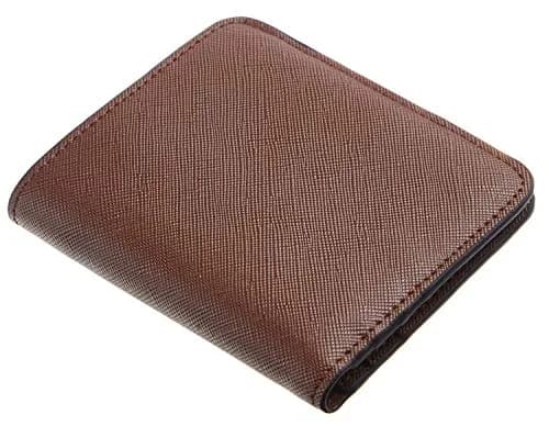 Toughergun Women's Slim Leather Wallet in CH Deep Brown - RFID Protected Compact Bifold Mini Purse thumbnail 3