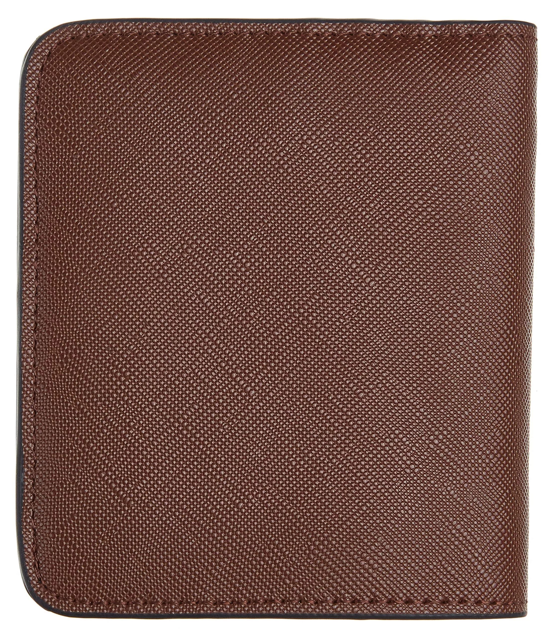 Toughergun Women's Slim Leather Wallet in CH Deep Brown - RFID Protected Compact Bifold Mini Purse - view 4