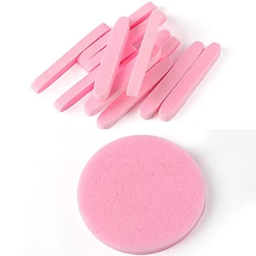 Tegelrying Pink Compressed Facial Sponges 120 Count | Professional Makeup Removal & Cleansing Pads thumbnail 3