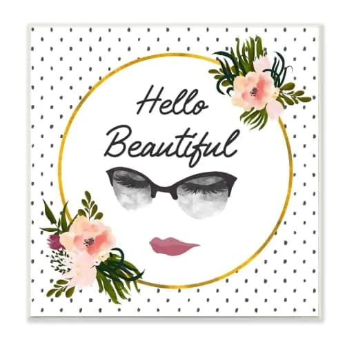 Stupell Industries Wall Art 12 x 12 Inch Floral Mounted Print | Positive Affirmations Home Decor thumbnail 1