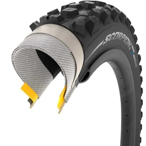 Pirelli Unisex – Adult's Scorpion MTB Soft Terrain Tyres, 27.5x2.6 | Tubeless Ready, High Grip for MTB in India thumbnail 4