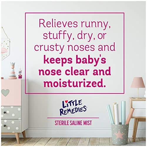 Little Remedies Sterile Baby Saline Nasal Mist 3 Fl Oz (89ml) Bottles, Pack of 3 | Pediatrician-Recommended Nasal Spray for Newborns thumbnail 4
