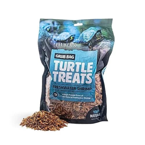 Fluker's Grub Bag Turtle Treats 12 oz | High Protein Freeze Dried River Shrimp for Aquatic Reptiles thumbnail 1