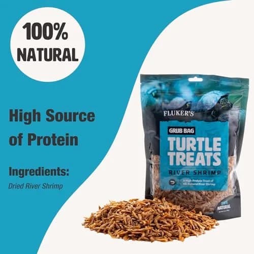 Fluker's Grub Bag Turtle Treats 12 oz | High Protein Freeze Dried River Shrimp for Aquatic Reptiles thumbnail 3