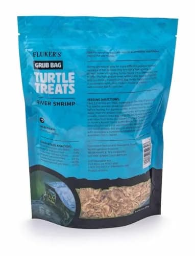 Fluker's Grub Bag Turtle Treats High Protein Freeze Dried River Shrimp 170g (6 oz) | Natural Prey for Aquatic Turtles thumbnail 2