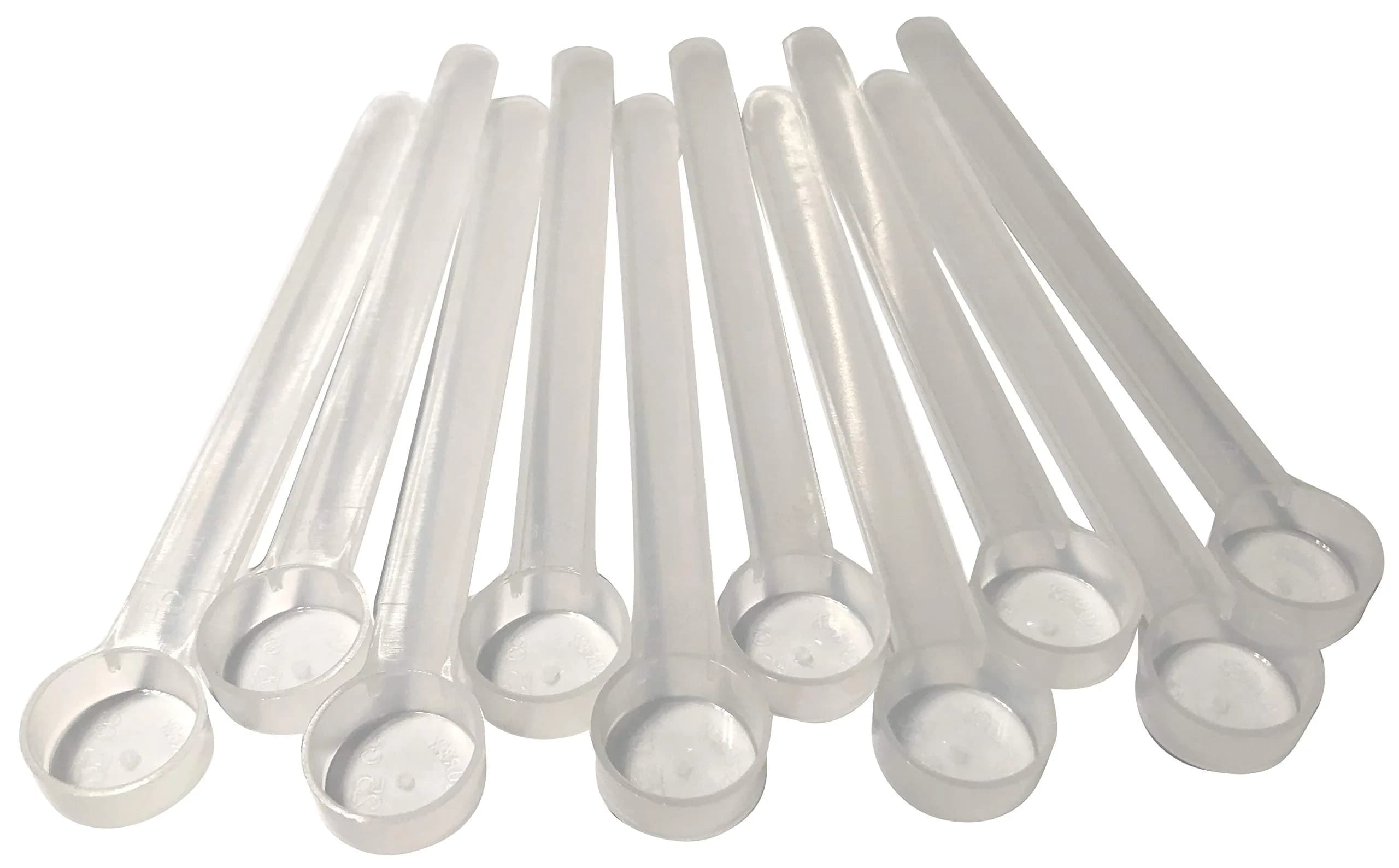 Supplement and Supply 1/8 Teaspoon (0.625 mL) Food-Grade BPA-Free Measuring Spoon Pack of 10 | Precise Portion Control