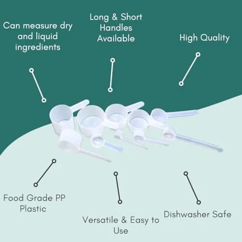Supplement and Supply 1/8 Teaspoon (0.625 mL) Food-Grade BPA-Free Measuring Spoon Pack of 10 | Precise Portion Control thumbnail 5