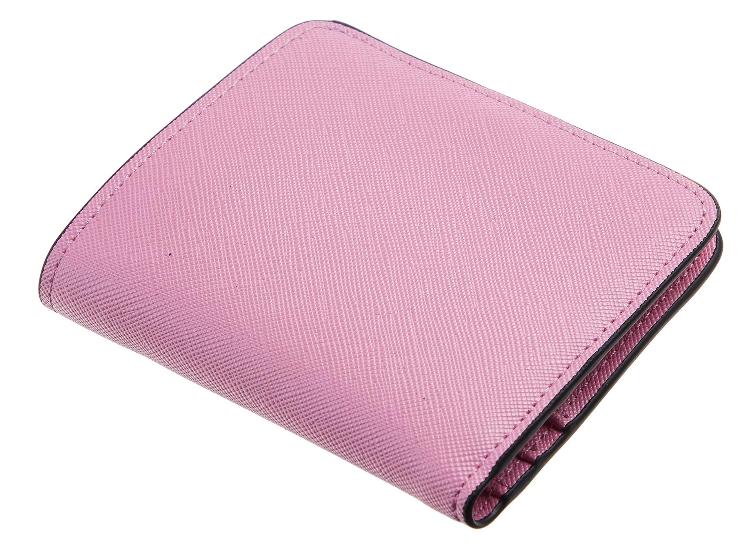 Toughergun CH Pink Slim Leather RFID-Blocking Bifold Mini Wallet for Women - view 3