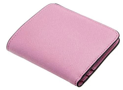 Toughergun CH Pink Slim Leather RFID-Blocking Bifold Mini Wallet for Women thumbnail 3